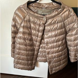 Herno Elsa Down Jacket Taupe 46/10 Down Puffer
